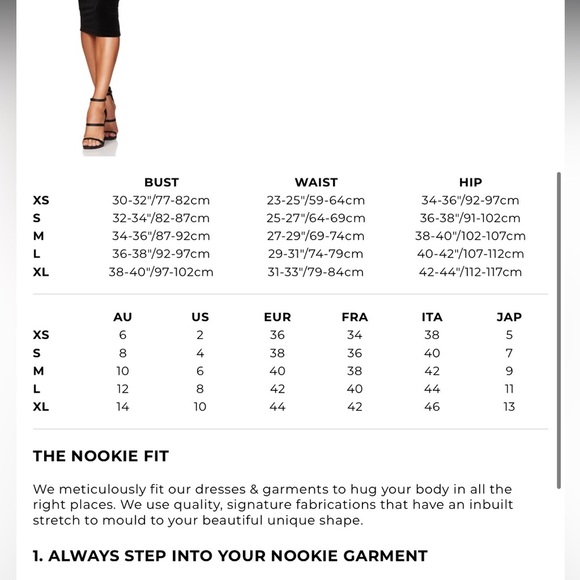 NOOKIE Trinity Two Way Midi Dress in Black - Picture 6 of 10